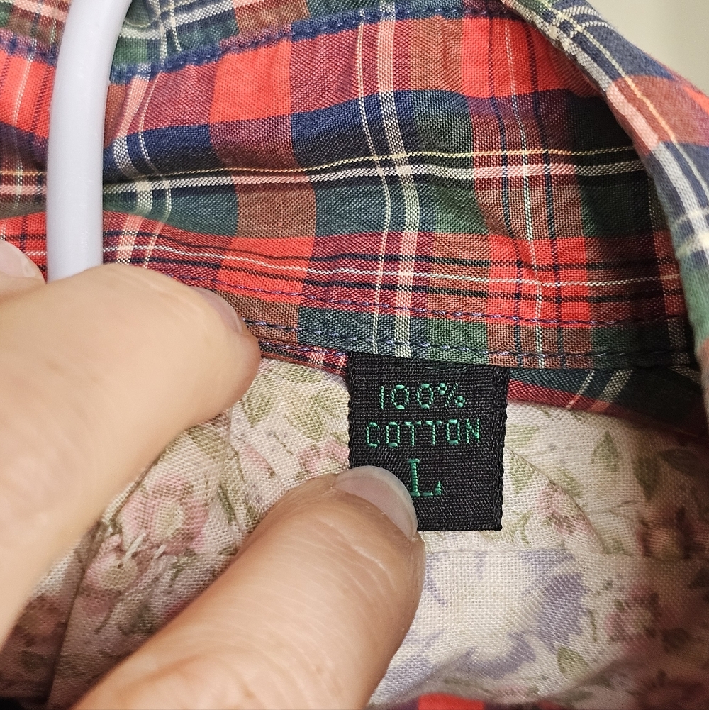Abercrombie & Fitch Original Y2K Plaid Button Down Shirt - Picture 6 of 6